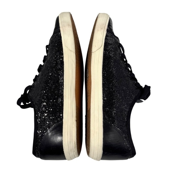 Kurt Geiger carvela black glitter cap toe sneakers size 38/8 - Picture 4 of 7